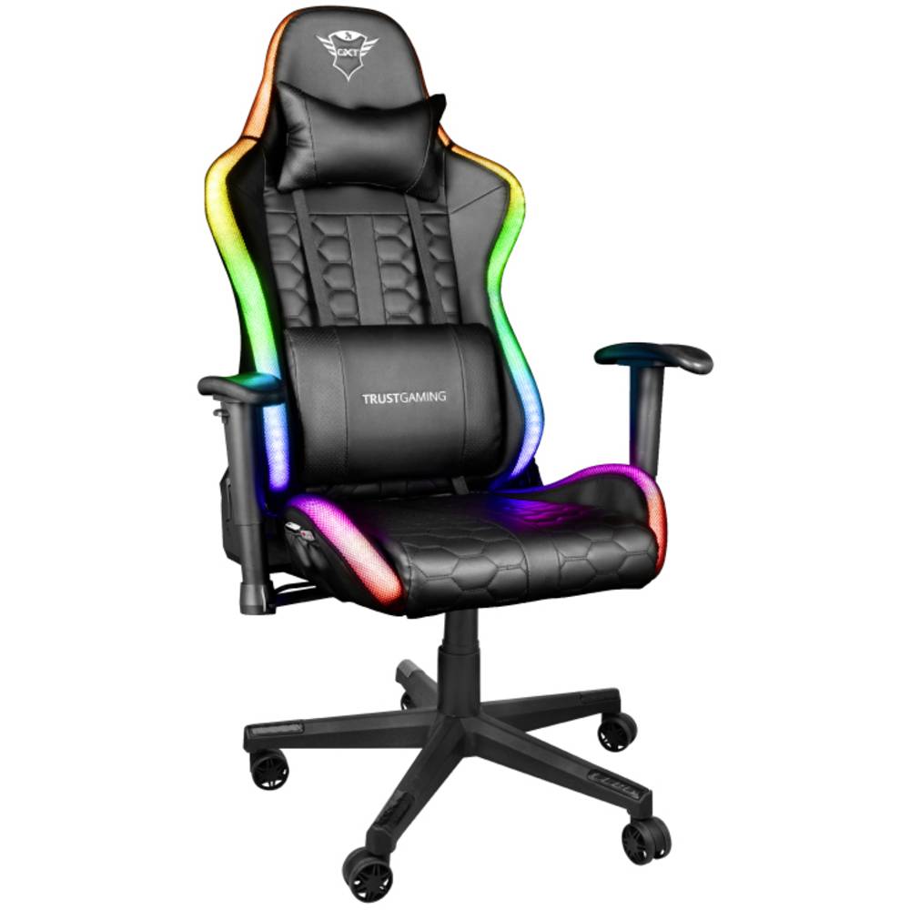 Image of Trust GXT716 RIZZA RGB Gaming chair Black RGB