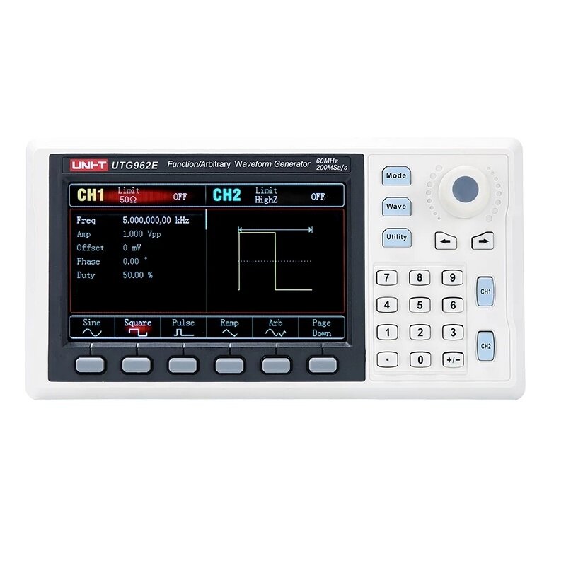 Image of UNI-T UTG932E UTG962E Function Arbitrary Waveform Generator Signal Source Dual Channel 200MS/s 14bits Frequency Meter 30