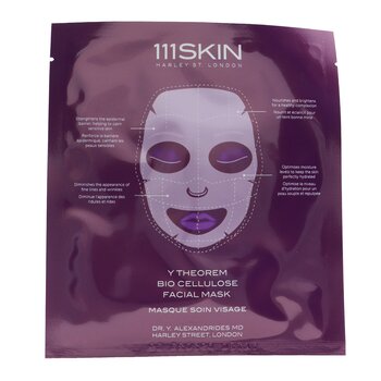 Image of US 26664493301 111SkinY Theorem Bio Cellulose Facial Mask 5x23ml/078oz