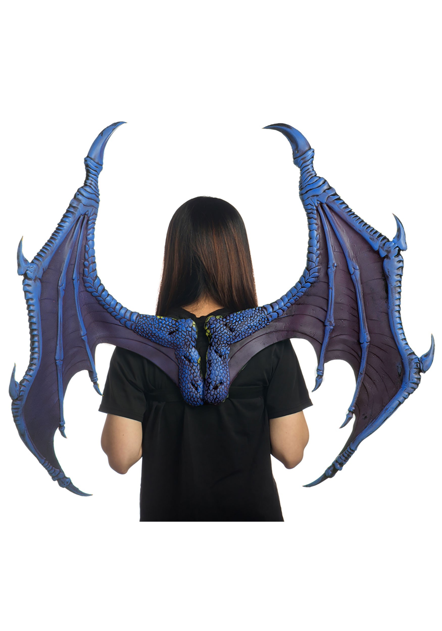 Image of Ultimate Scaly Ice Blue Dragon Wings ID HM74-7632IB-ST