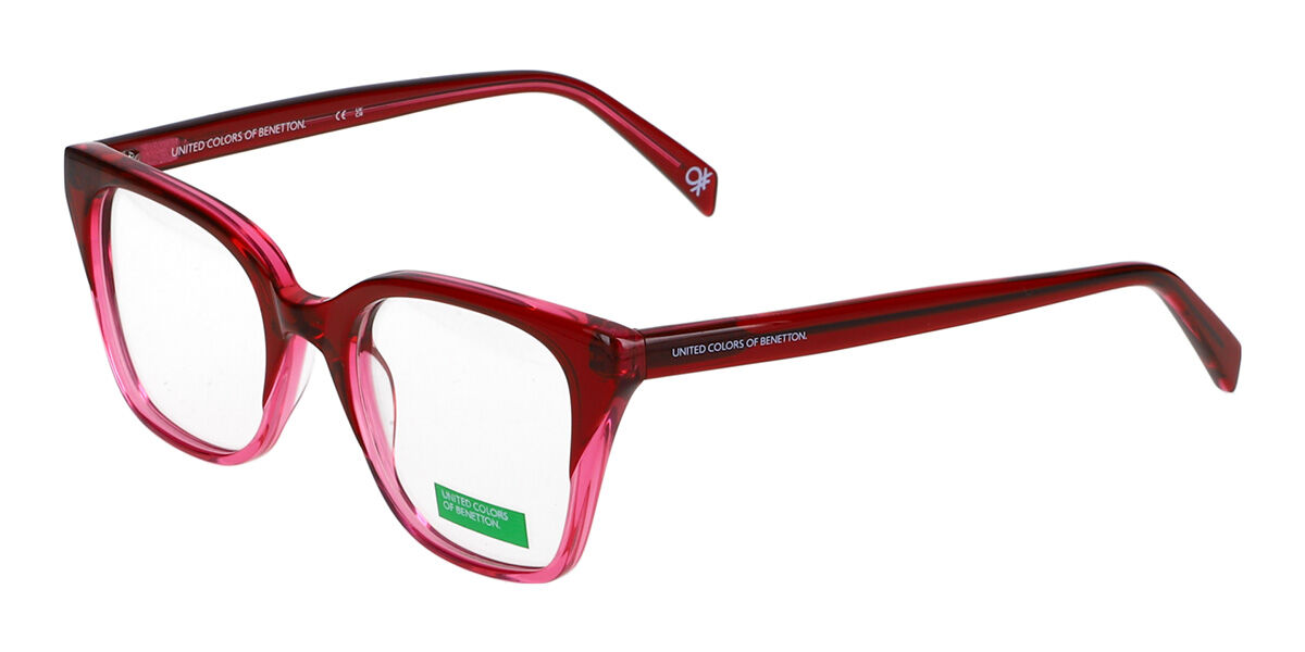 Image of United Colors of Benetton 1077 227 Gafas Recetadas para Mujer Rojas ESP