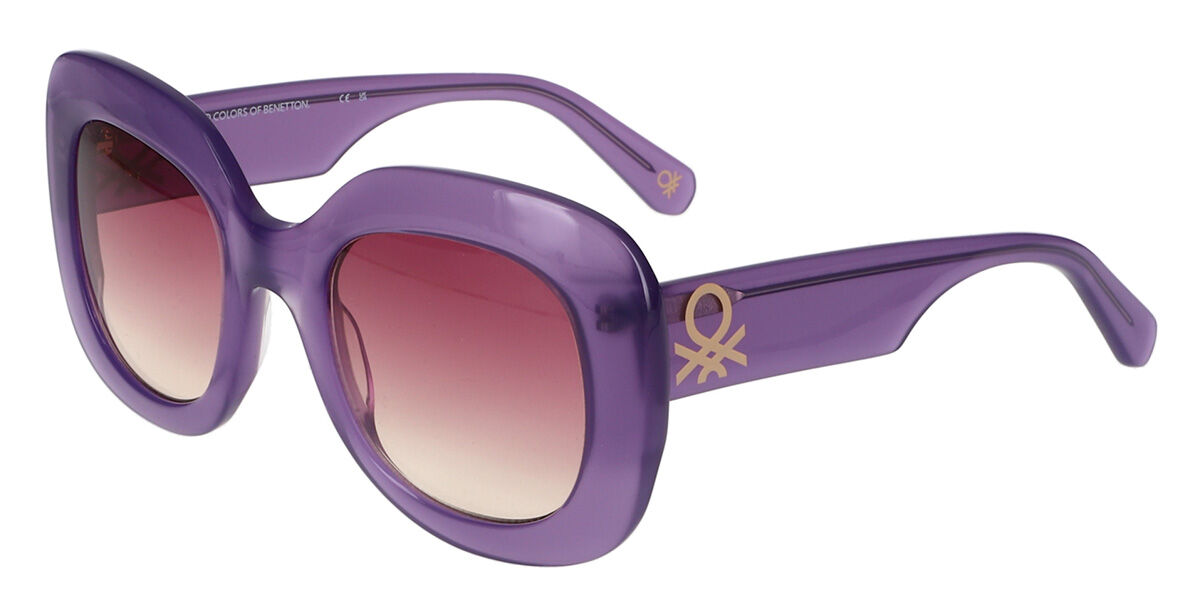 Image of United Colors of Benetton 5067 764 51 Lunettes De Soleil Femme Purple FR
