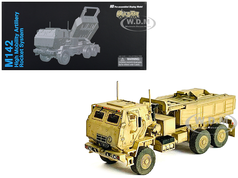 Image of United States M142 High Mobility Artillery Rocket System (HIMARS) Desert Camo "NEO Dragon Armor" Series 1/72 Plastic Model by Dragon Models