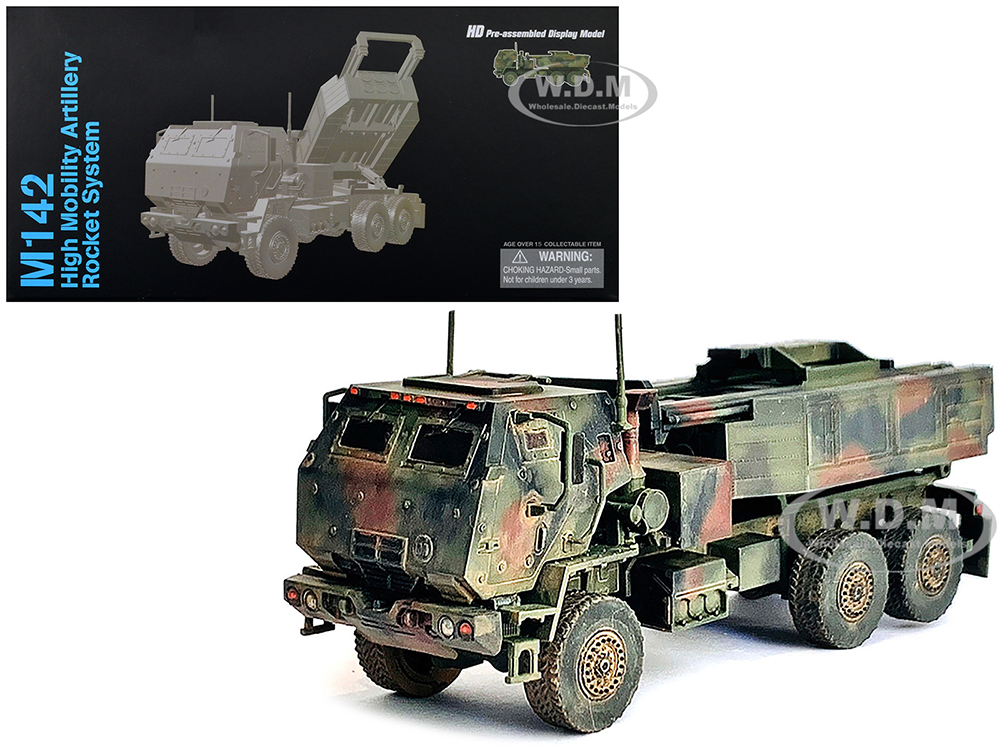 Image of United States M142 High Mobility Artillery Rocket System (HIMARS) Green Camouflage "NEO Dragon Armor" Series 1/72 Plastic Model by Dragon Models