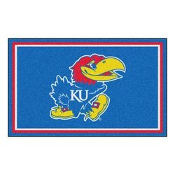 Image of University of Kansas Floor Rug - 4x6