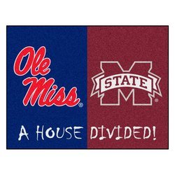 Image of University of Mississippi / Mississippi State House Divided Mat