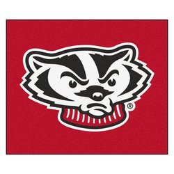 Image of University of Wisconsin Tailgate Mat - Badgers Logo