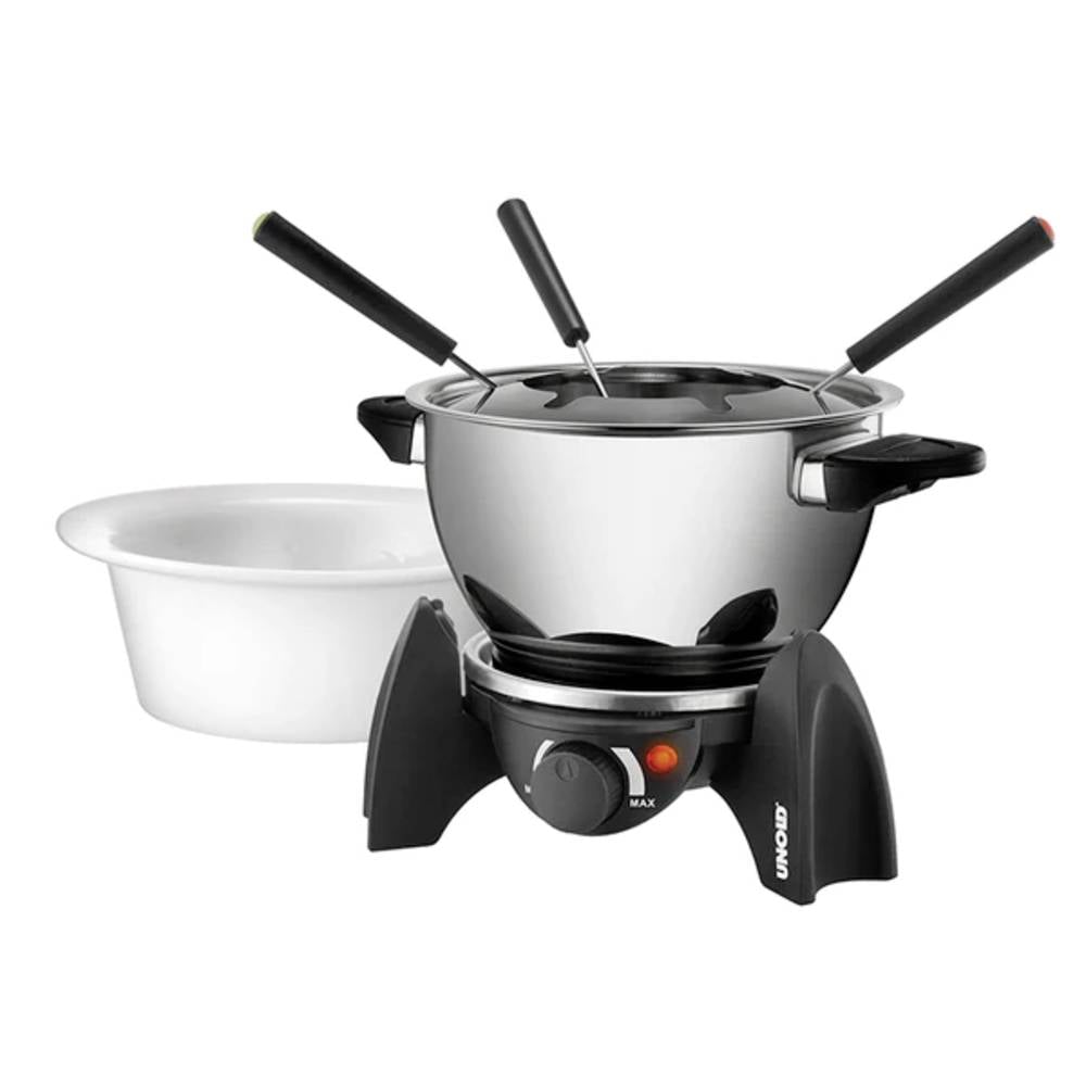 Image of Unold 48615 Fondue 500 W with manual temperature settings Black Silver