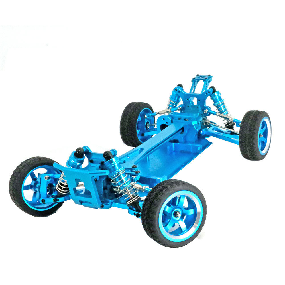Image of Upgraded Full Metal RC Car Frame for Wltoys 124017 124019 1/12 Vehicles Model Refit Parts