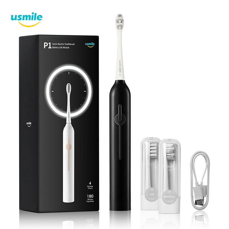 Image of Usmile P1 Sonic Electric Toothbrush Ultrasonic Automatic Smart Tooth Brush USB Fast Rechargeable Waterproof For Adults B