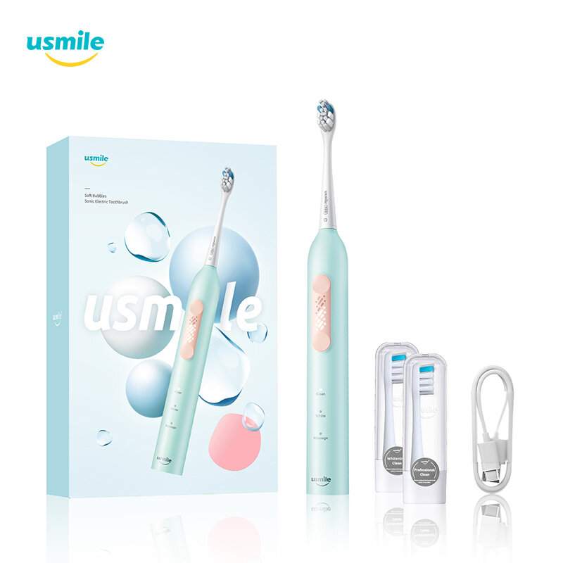 Image of Usmile P4 Soft Bubbles Sonic Electric Toothbrush USB Fast Rechargeable IPX7 Waterproof Smart Tooth Brush For Sensitive G