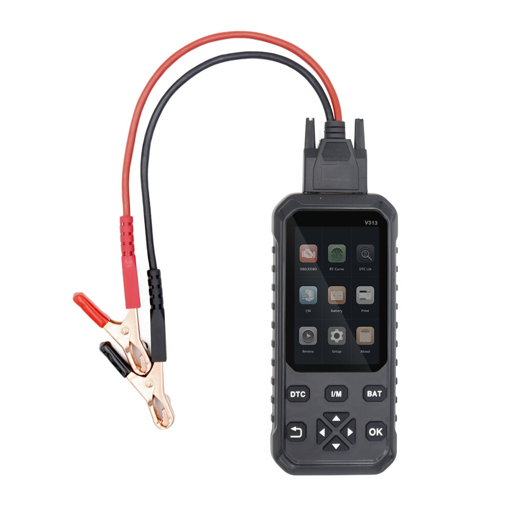 Image of V313 ODB2 LCD Display Engine Code Reader Car Diagnostic Tool Free Update Automotive Scanner OBDII Battery Tester