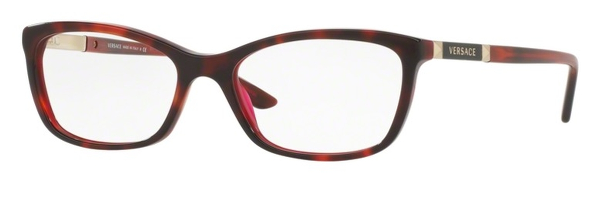 Image of VE 3186 Eyeglasses Havana/Bordeaux