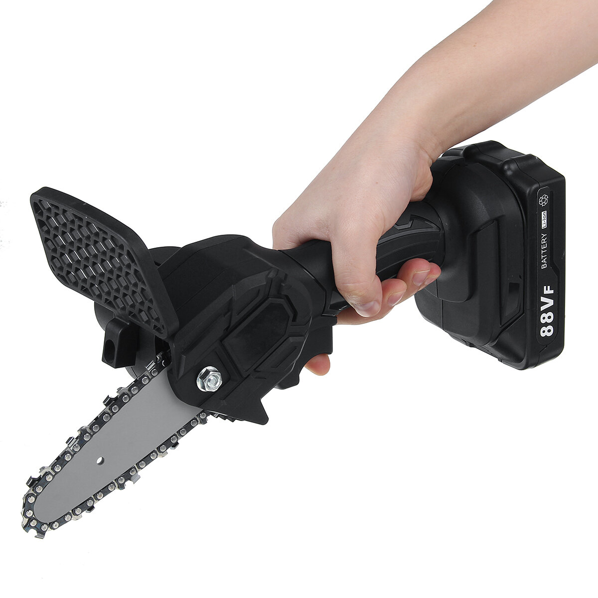 Image of VIOLEWORKS 88VF 21V Electric Cordless One-Hand Saw Woodworking Chain Saw W/ 1/2pcs Battery