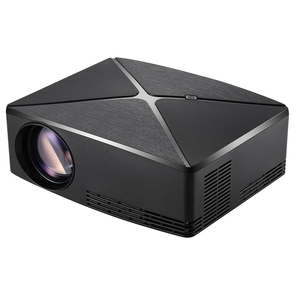 Image of VIVIBRIGHT C80 720P LED Projector 3500 Lumens 150" Image Size 10000:1 Contrast Ratio HDMI - Black