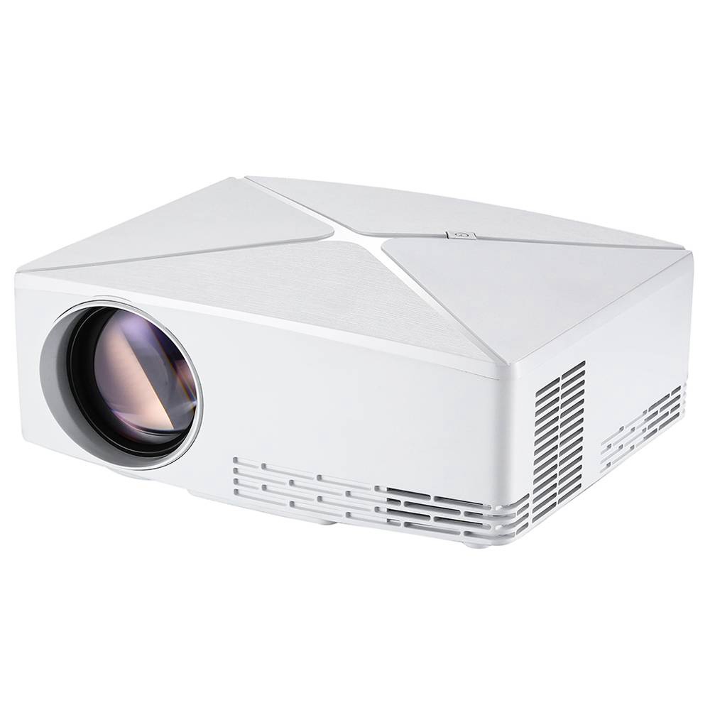 Image of VIVIBRIGHT C80 720P LED Projector 3500 Lumens 150" Image Size 10000:1 Contrast Ratio HDMI - White
