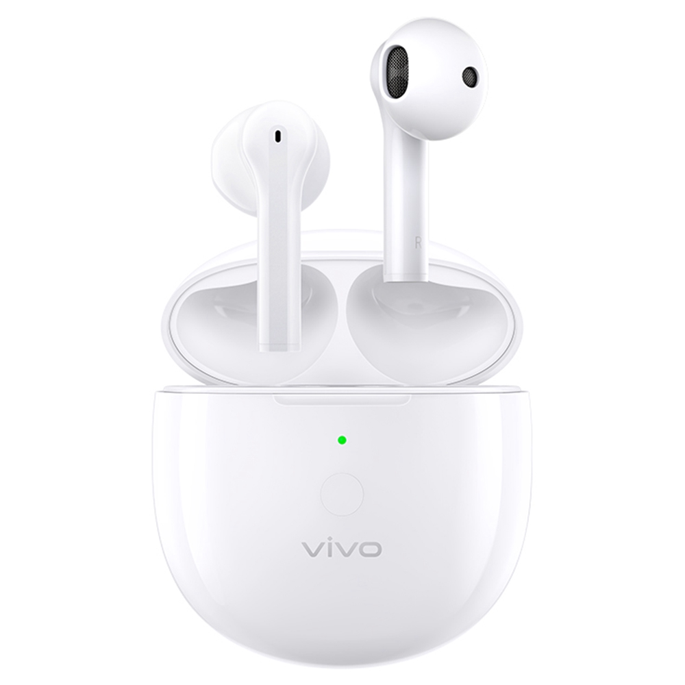 Image of VIVO TWS Neo Bluetooth 52 TWS Earphones Qualcomm Aptx Adaptive AI Noise Cancelling DeepX Stereo Sound In Ear Detection - White