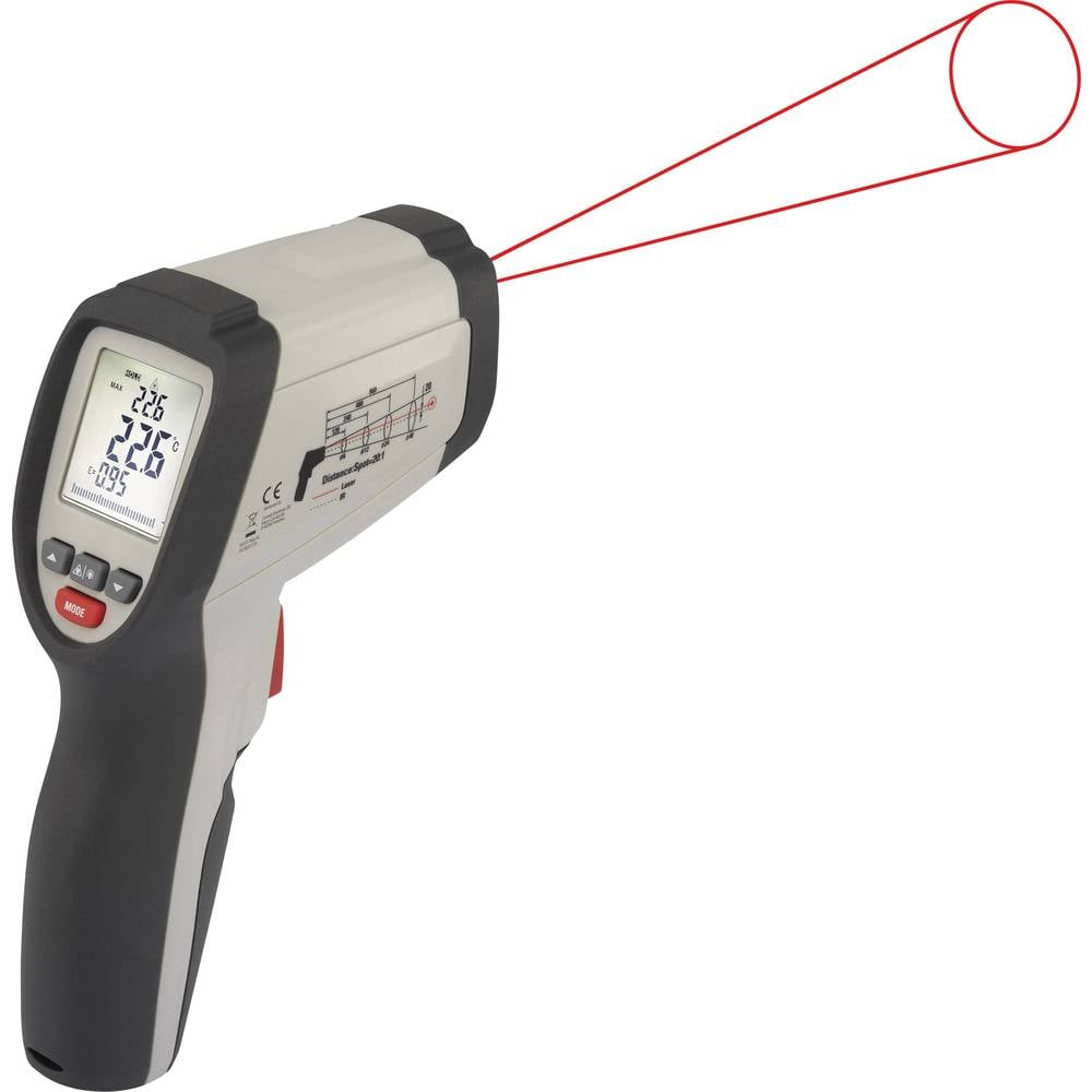Image of VOLTCRAFT IR 800-20C IR thermometer Display (thermometer) 20:1 -40 - +800 Â°C Pyrometer