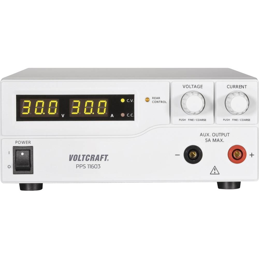 Image of VOLTCRAFT PPS-11603 Bench PSU (adjustable voltage) 1 - 60 V DC 0 - 25 A 160 W USB  Remote programmable No of outputs