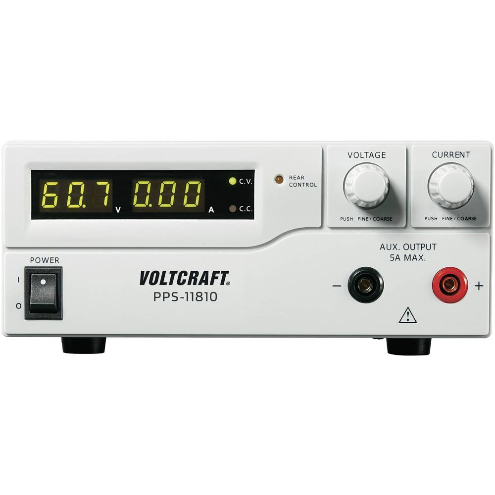 Image of VOLTCRAFT PPS-11810 Bench PSU (adjustable voltage) 1 - 18 V DC 0 - 10 A 180 W USB  Remote programmable No of outputs 2