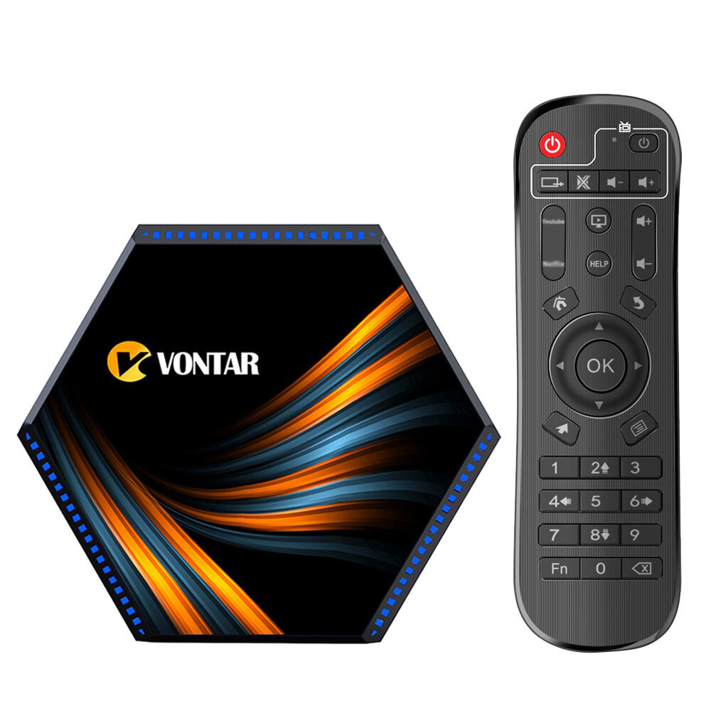 Image of VONTAR KK MAX DDR4 8GB RAM eMMC 128GB ROM 5G WiFi bluetooth 41 Android 110 4K 8K Smart TV Box 1000M LAN Network Set-to