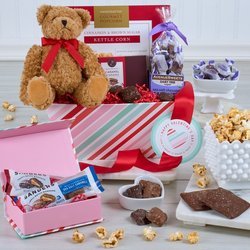 Image of Valentine's Day Chocolate And Cookies Gift Basket