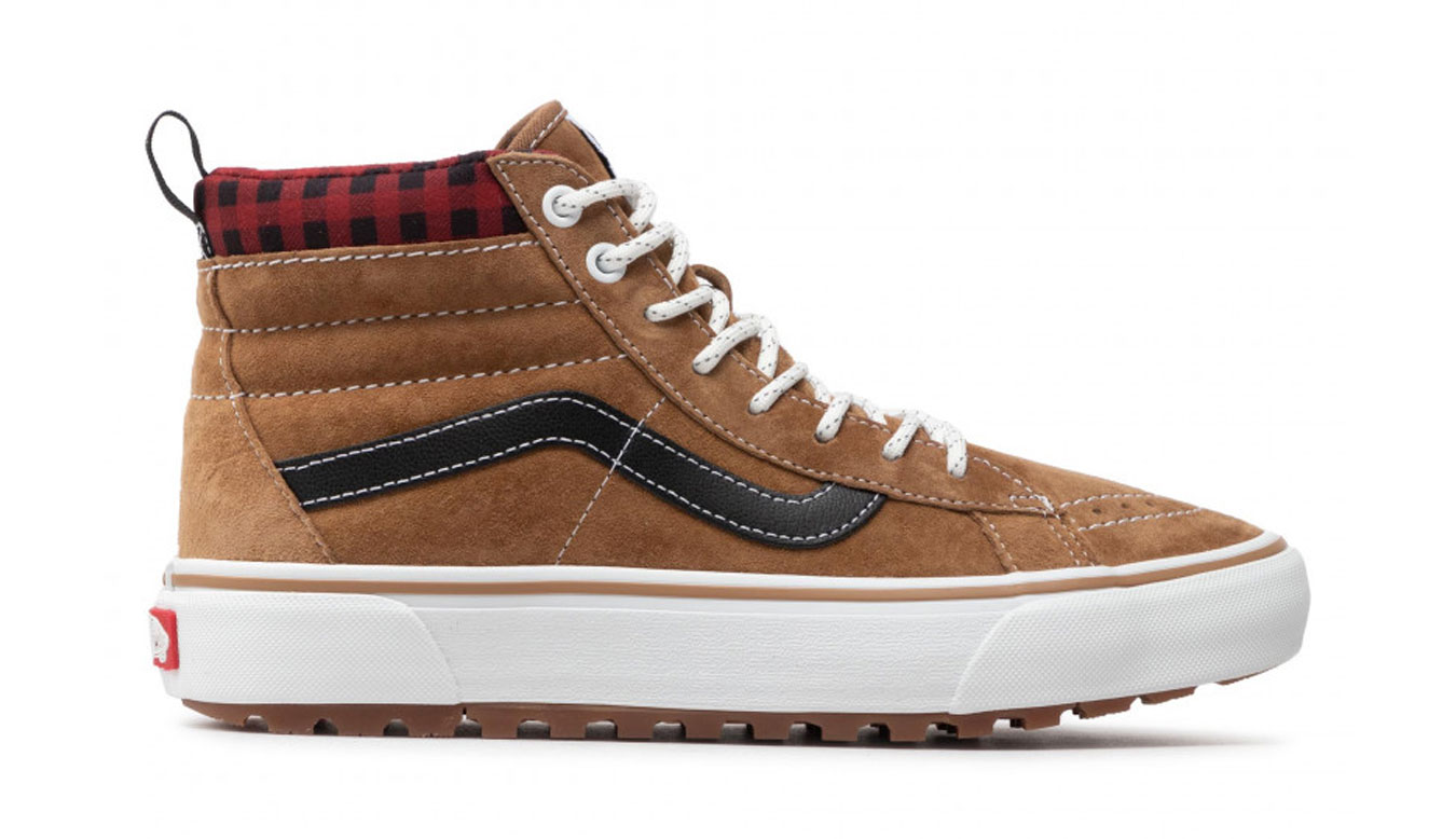 Image of Vans SK8-HI MTE-1 Plaid Brown FR