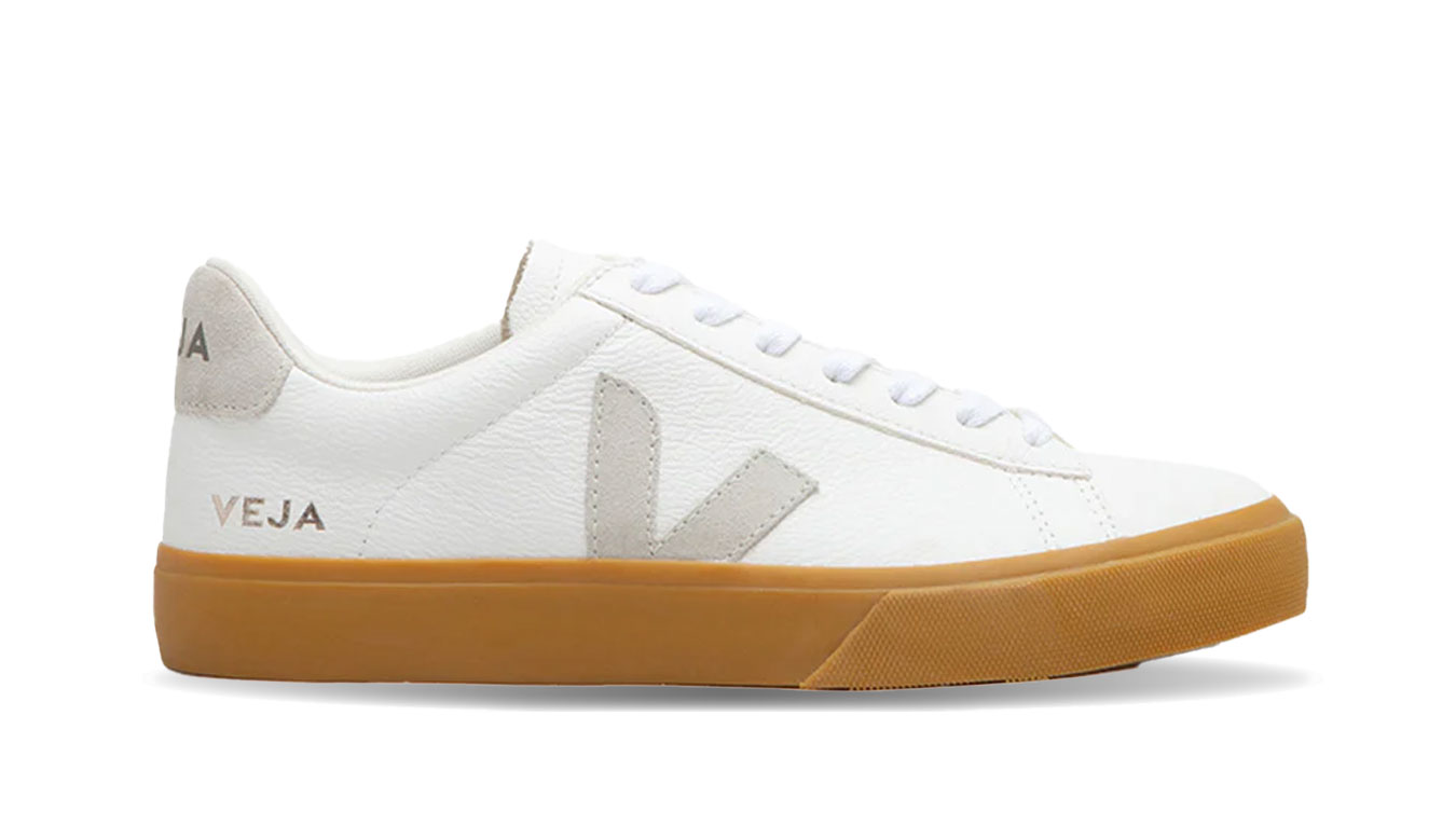 Image of Veja CAMPO CHROMEFREE LEATHER WHITE NATURAL DE