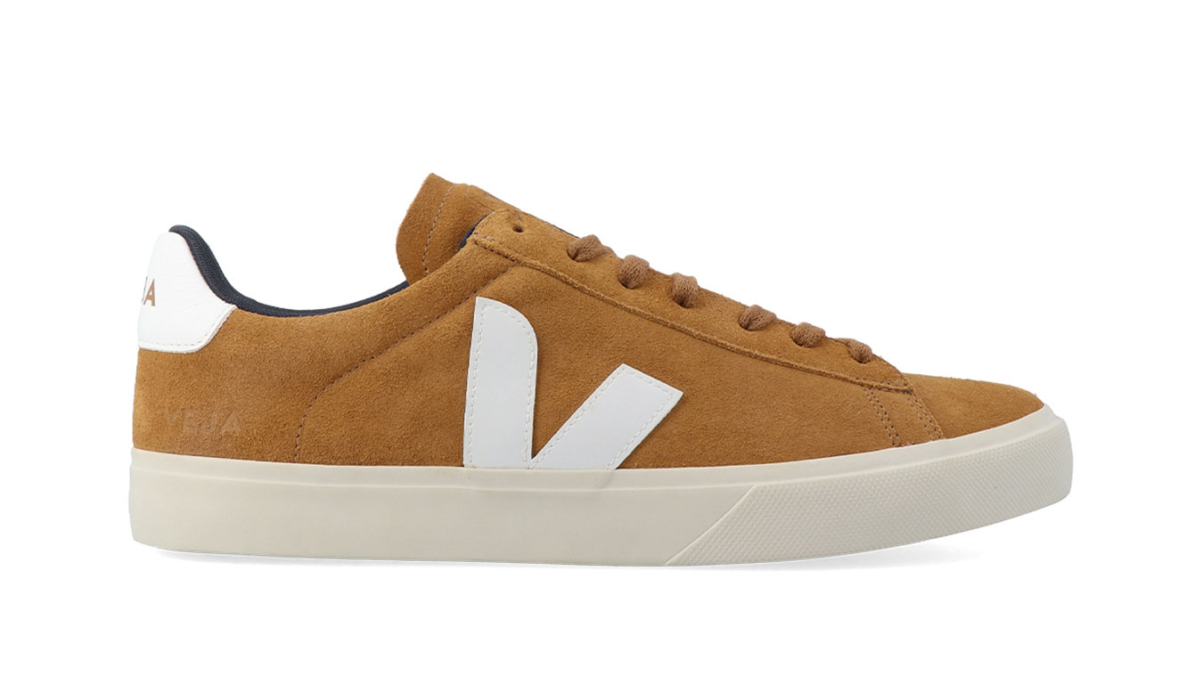 Image of Veja CAMPO SUEDE CAMEL WHITE RO