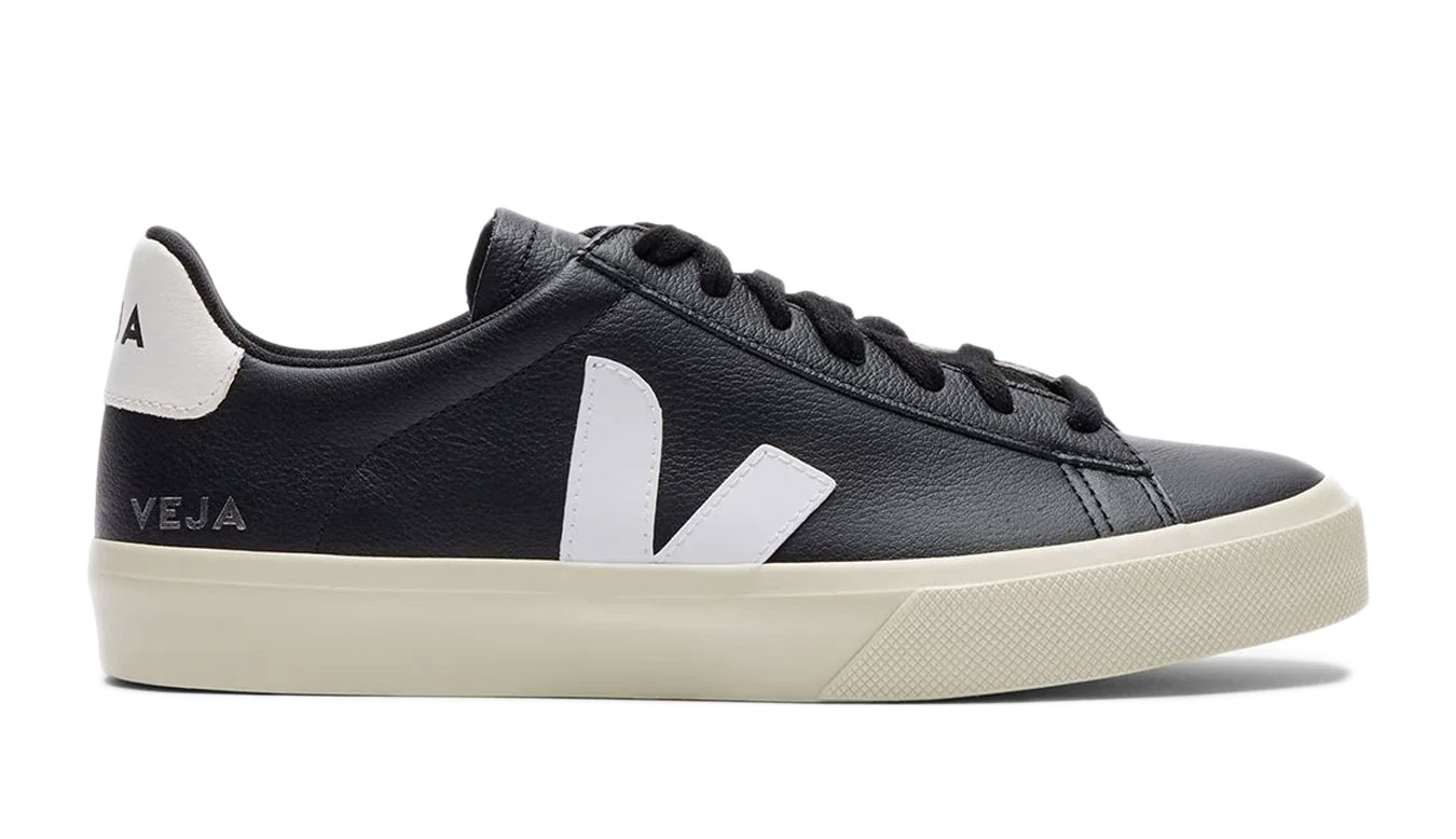 Image of Veja Campo Chromefree Leather Black White DE