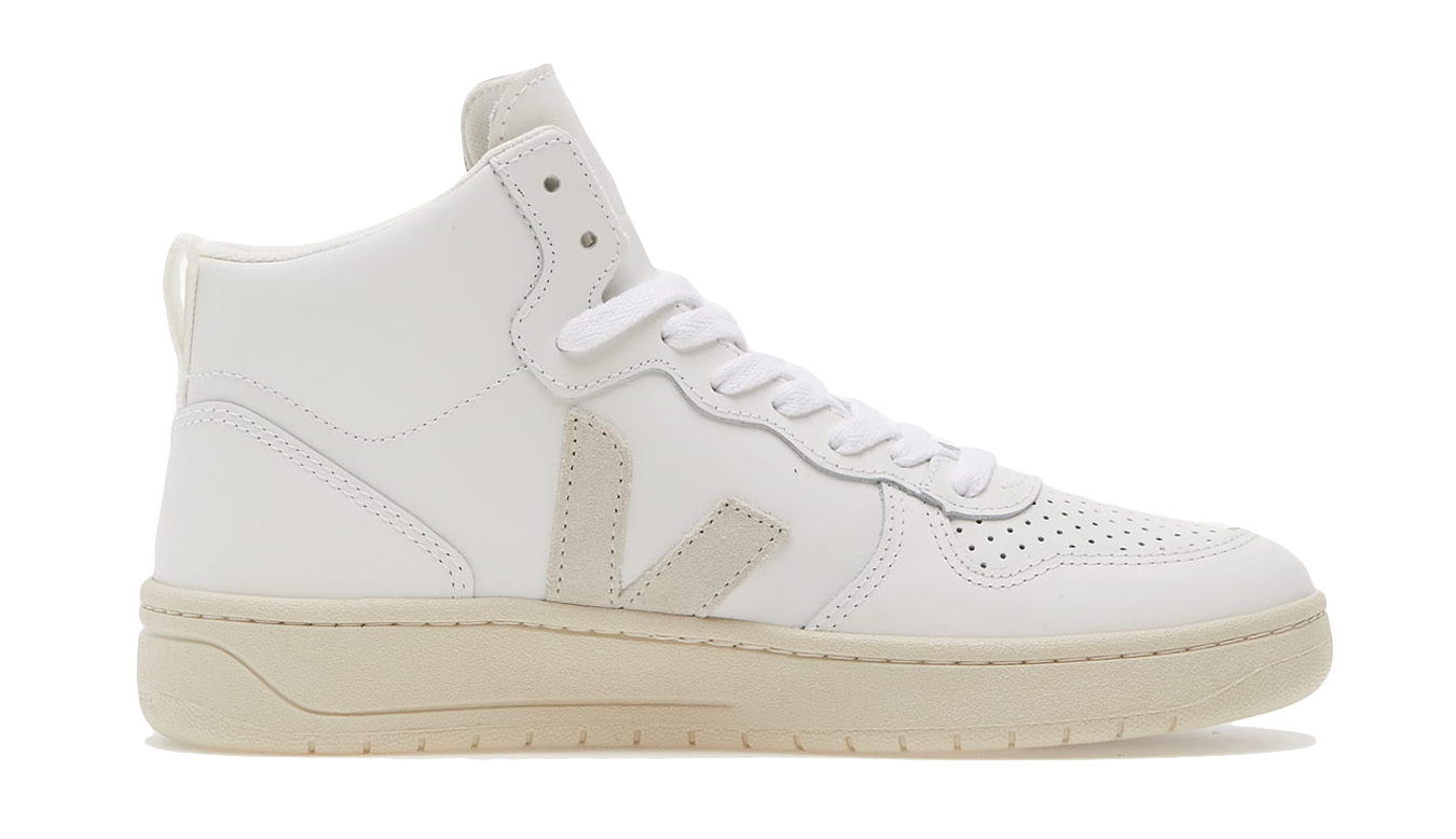 Image of Veja V-15 Leather White RO