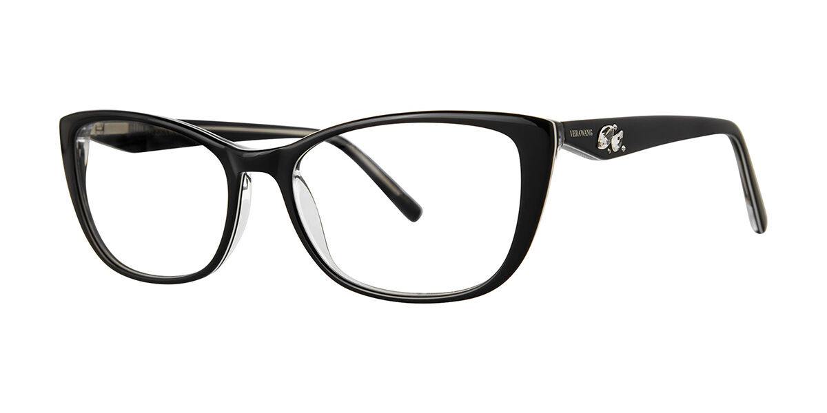 Image of Vera Wang Donelle Czarne 54 Czarne Damskie Okulary Korekcyjne PL