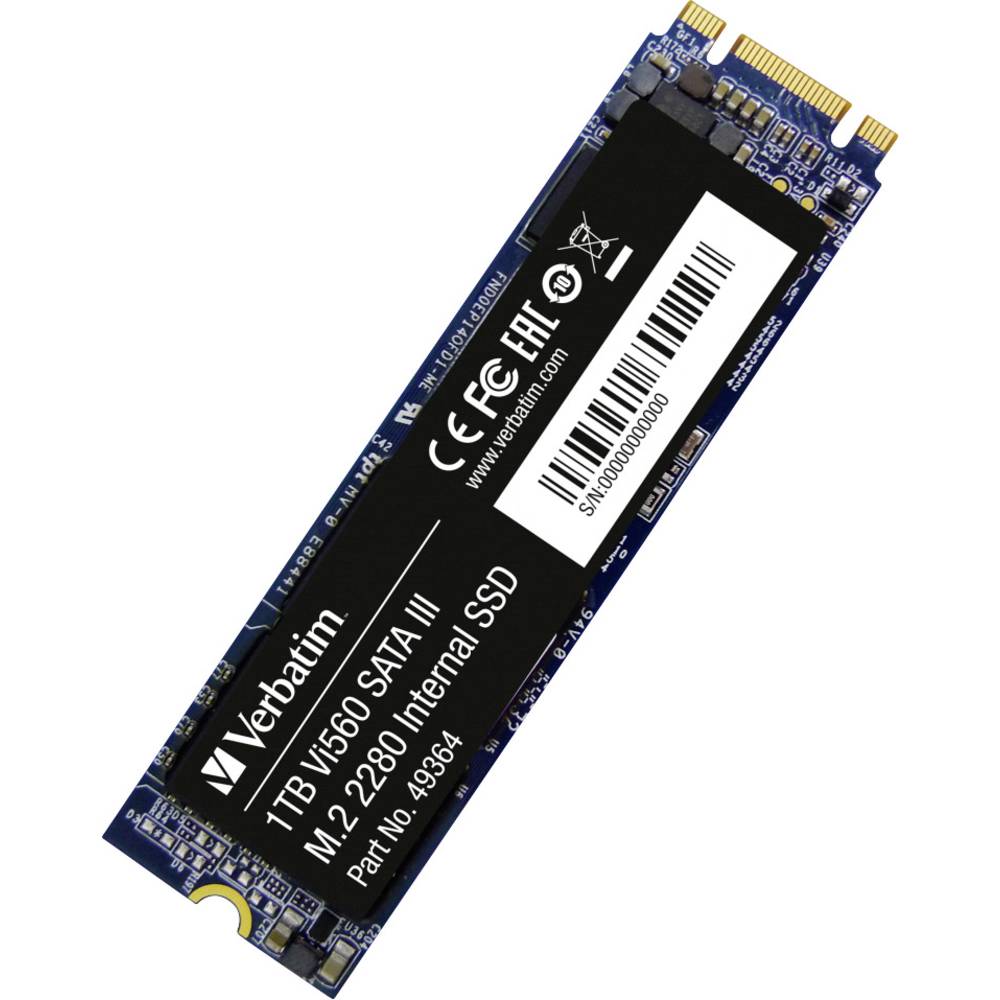 Image of Verbatim Vi560 1 TB SATA M2 internal SSD 2280 M2 SATA 6 Gbps Retail 49364