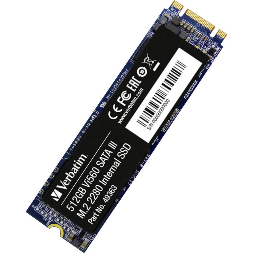 Image of Verbatim Vi560 512 GB SATA M2 internal SSD 2280 M2 SATA 6 Gbps Retail 49363