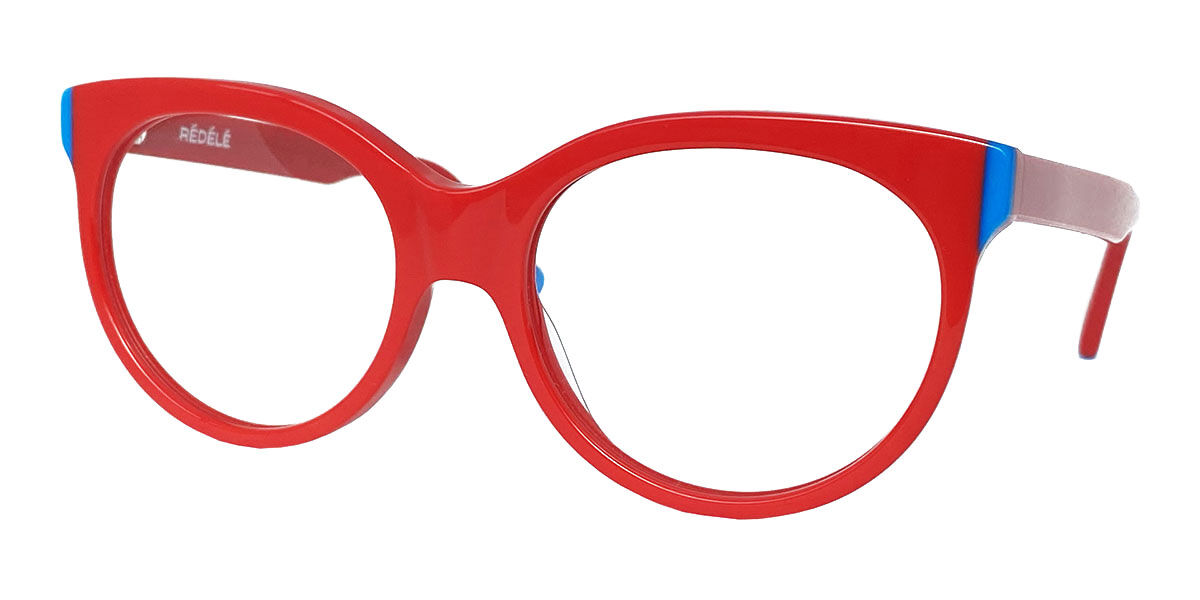 Image of Vermelhosele 5THAVE 03 Óculos de Grau Vermelhos Masculino BRLPT