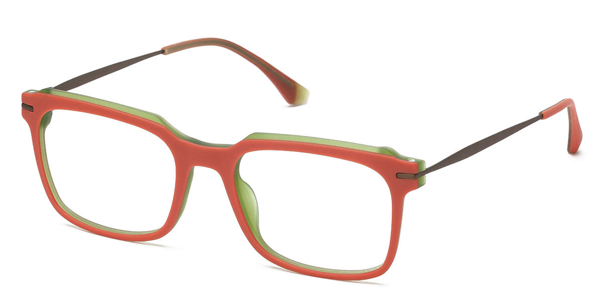 Image of Vermelhosele PICO 4 Óculos de Grau Laranjas Masculino BRLPT