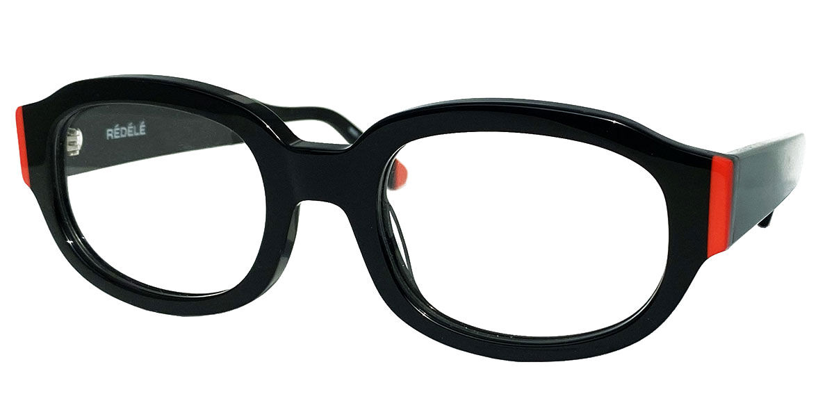 Image of Vermelhosele TUNISI 01 Óculos de Grau Pretos Masculino PRT