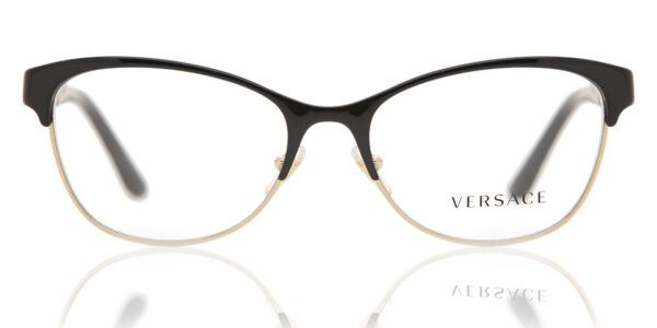 Image of Versace VE1233Q 1366 Óculos de Grau Dourados Feminino BRLPT