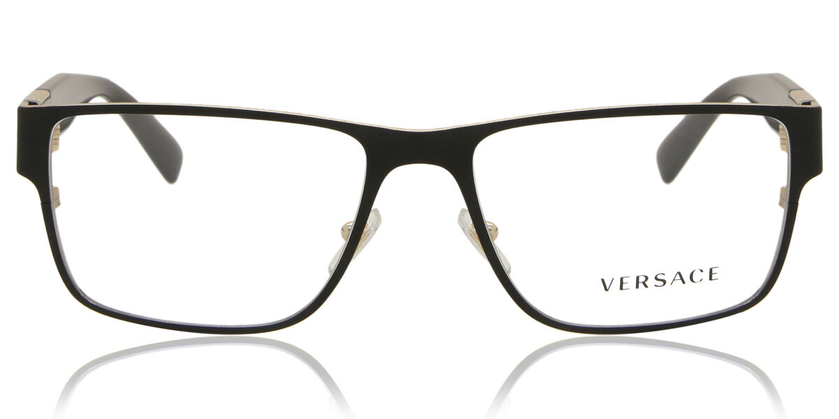 Image of Versace VE1274 1436 Óculos de Grau Pretos Masculino BRLPT