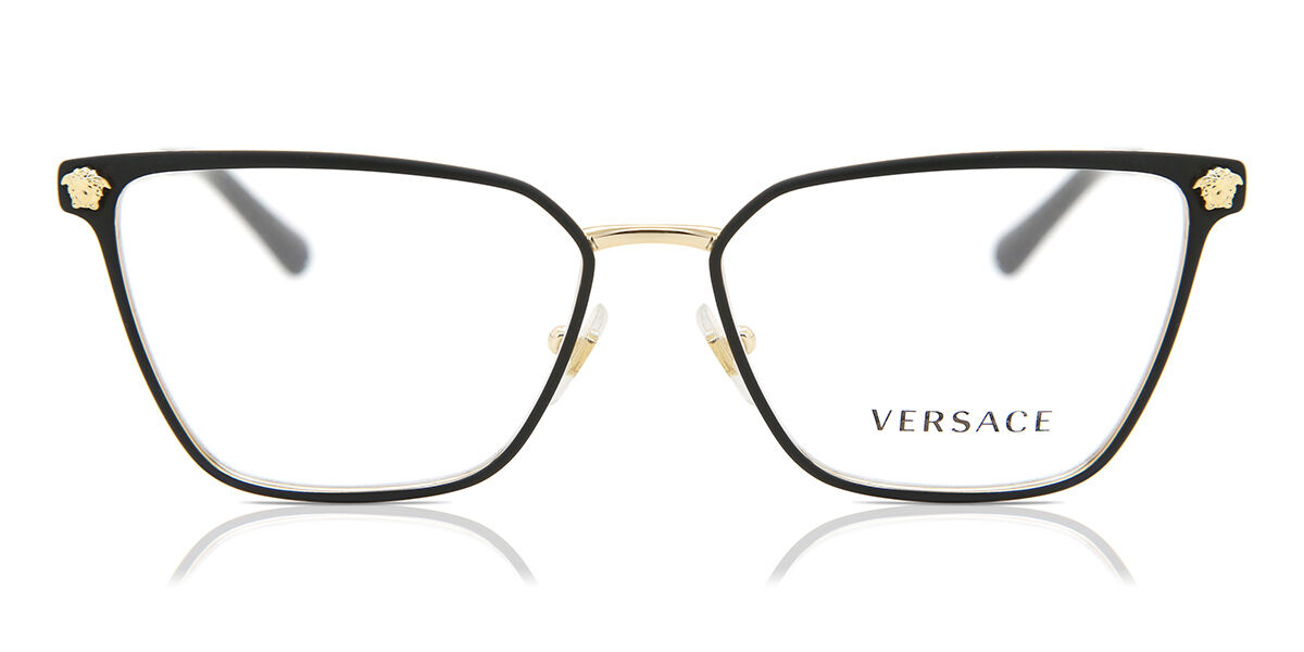 Image of Versace VE1275 1433 Óculos de Grau Pretos Feminino BRLPT