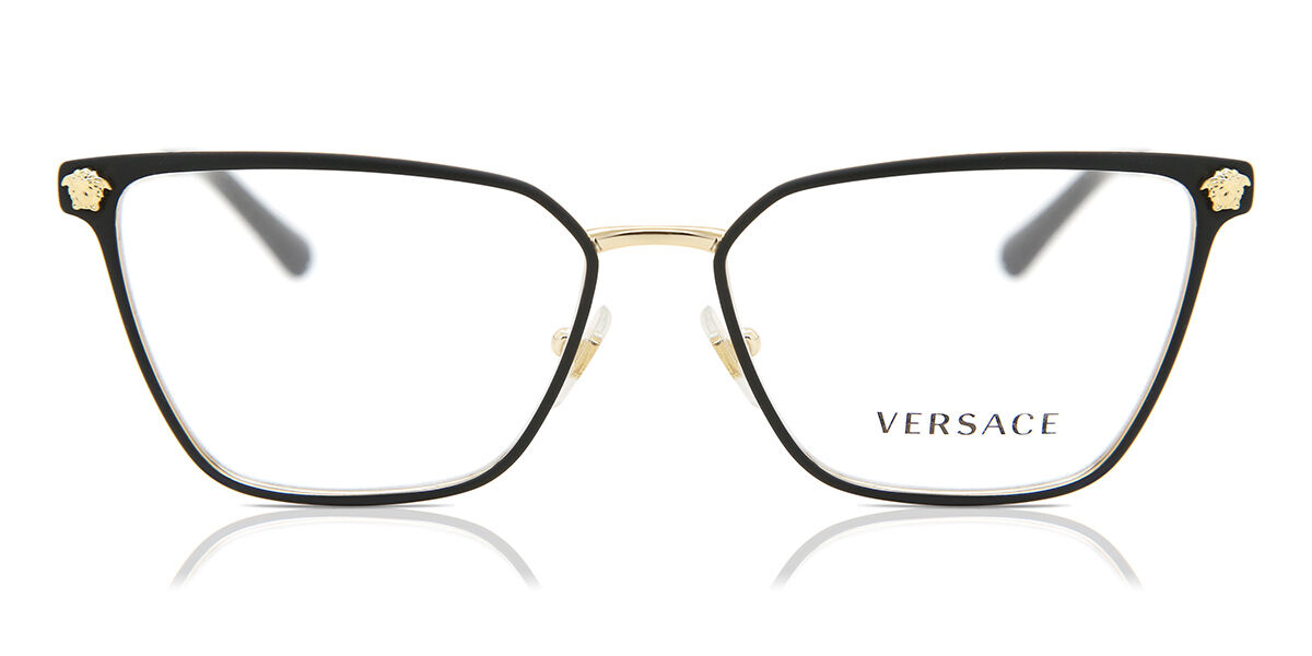 Image of Versace VE1275 1433 Óculos de Grau Pretos Feminino PRT