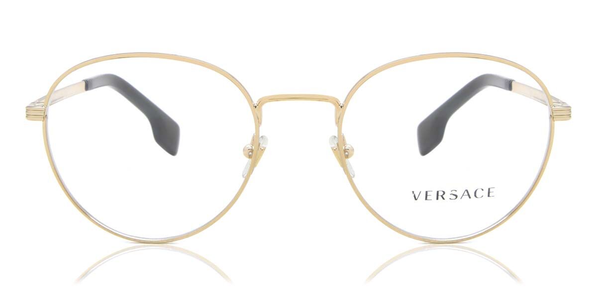 Image of Versace VE1279 1002 Óculos de Grau Dourados Masculino BRLPT