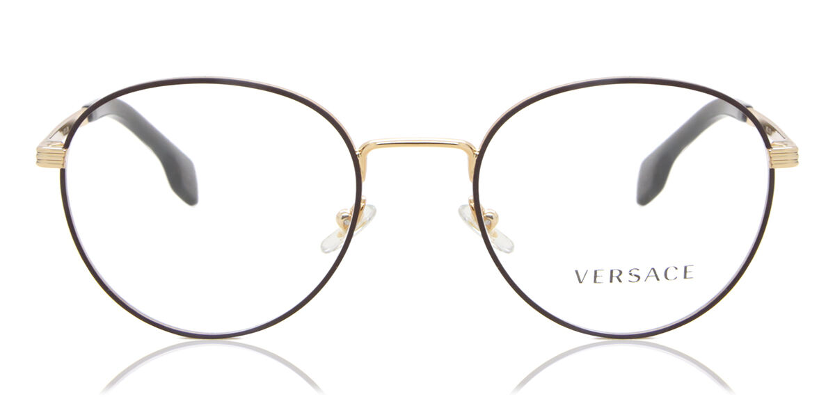 Image of Versace VE1279 1480 Óculos de Grau Pretos Masculino PRT