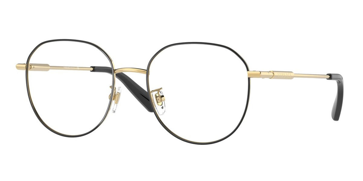 Image of Versace VE1282D Asian Fit 1433 53 Czarne Damskie Okulary Korekcyjne PL