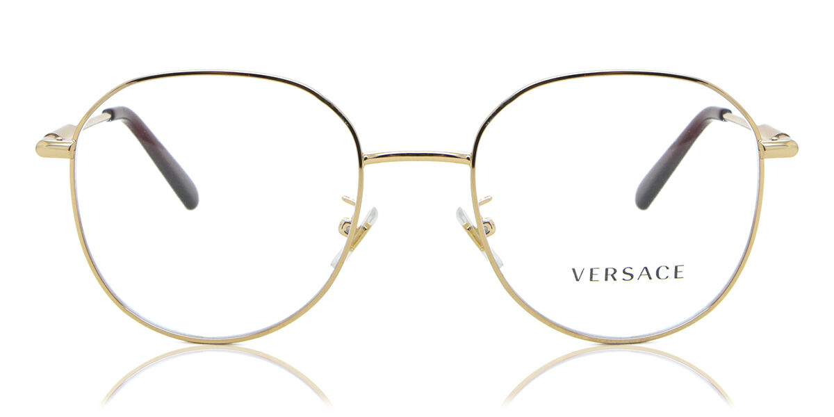 Image of Versace VE1282D Formato Asiático 1491 Óculos de Grau Dourados Feminino BRLPT