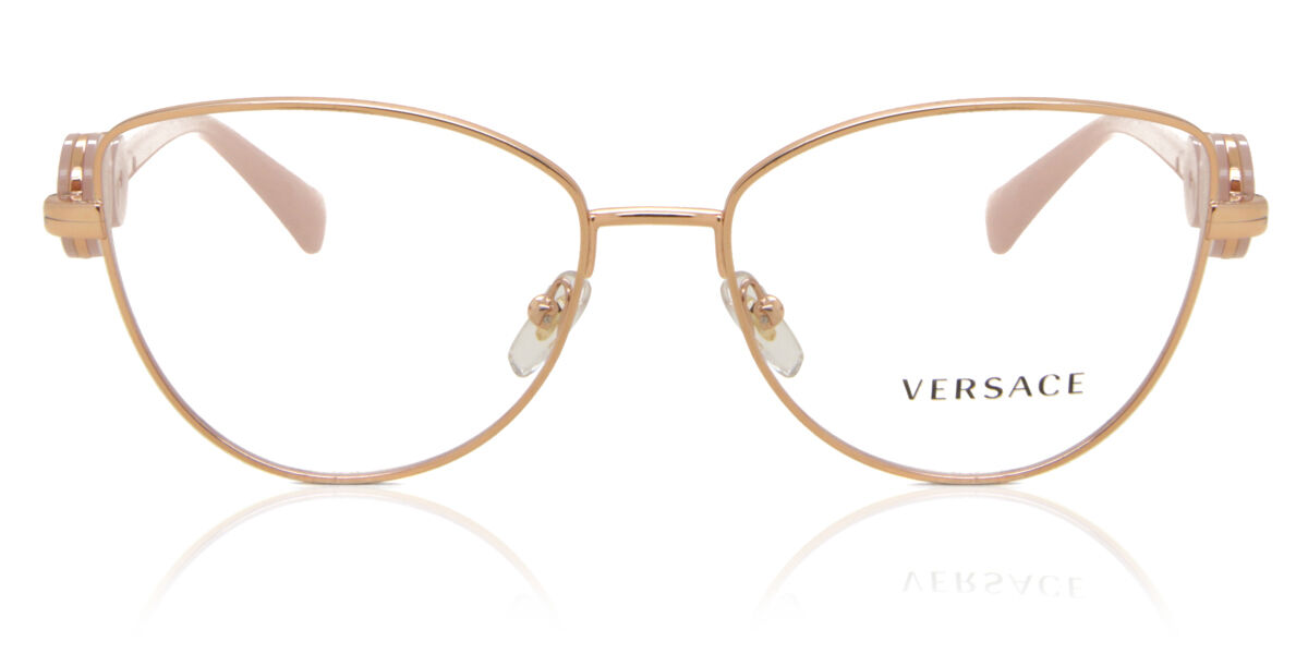 Image of Versace VE1284 1412 Óculos de Grau Rose-Dourados Feminino BRLPT