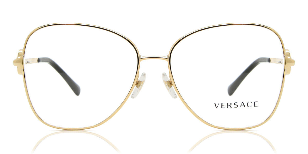 Image of Versace VE1289 Formato Asiático 1002 Óculos de Grau Dourados Feminino BRLPT