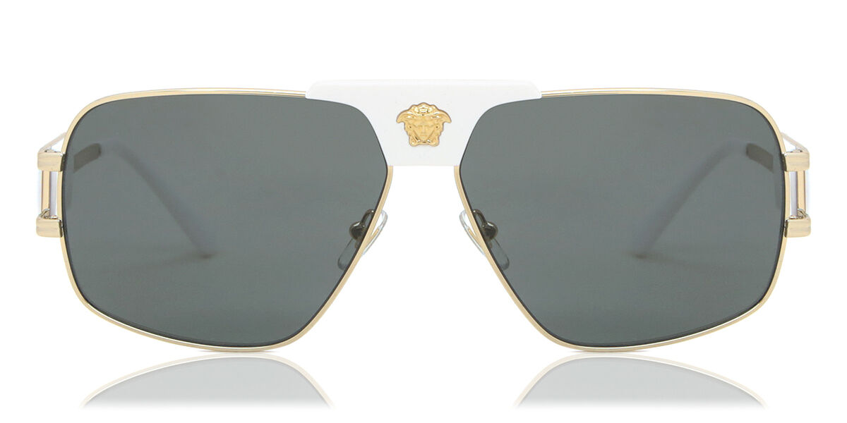 Image of Versace VE2251 Asian Fit 147187 Óculos de Sol Dourados Masculino PRT