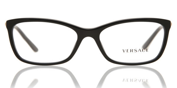Image of Versace VE3186 GB1 Óculos de Grau Pretos Feminino BRLPT