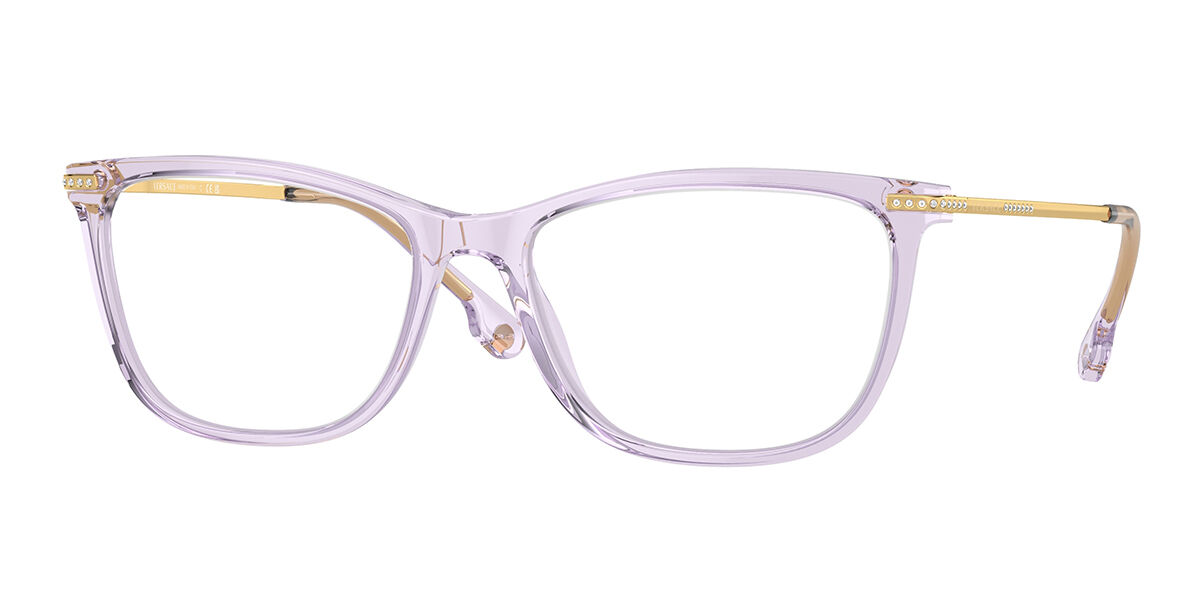 Image of Versace VE3274B Formato Asiático 5372 Óculos de Grau Purple Feminino BRLPT